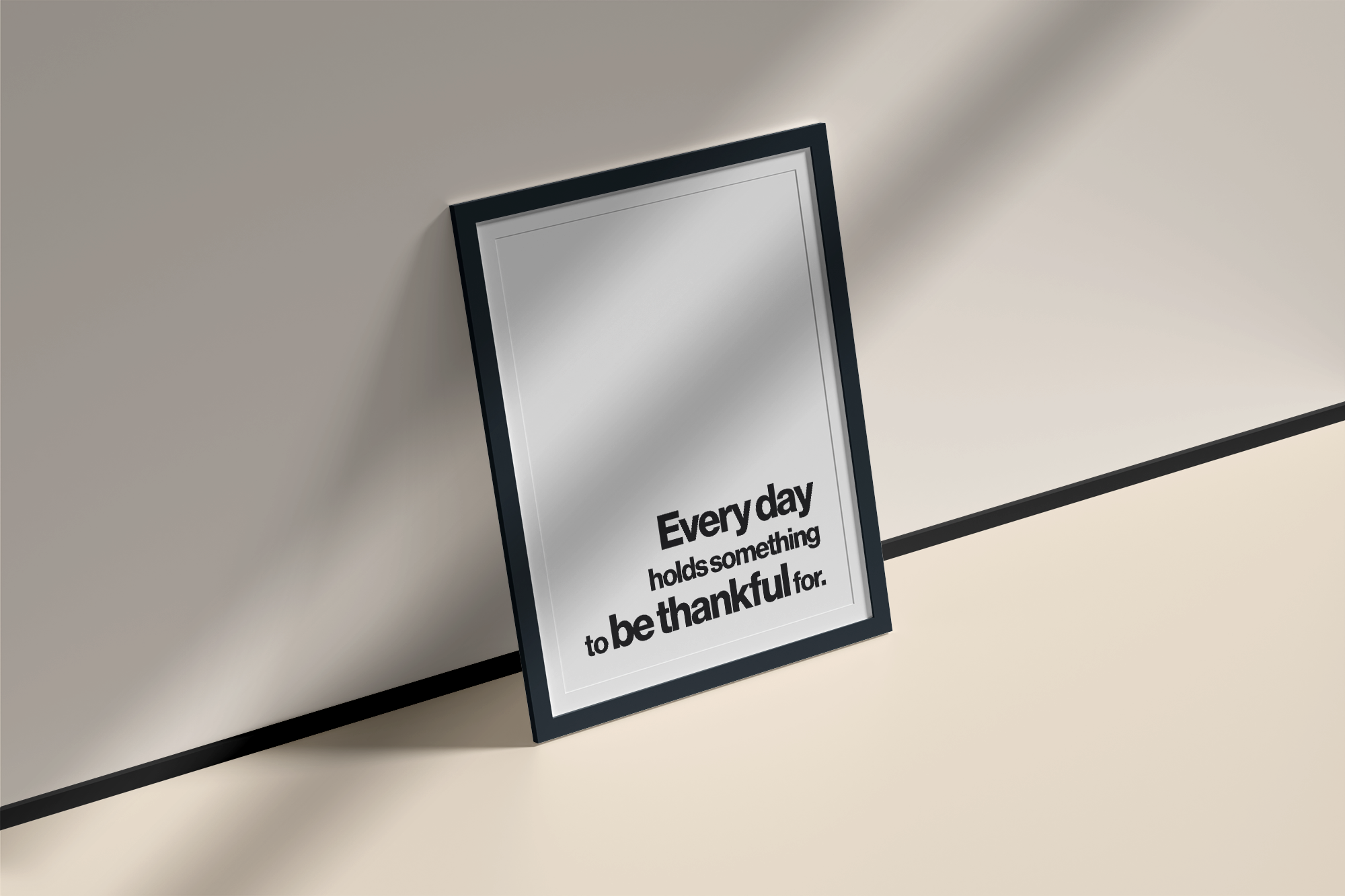 Every Day Holds Something to Be Thankful For Gratitude Quote Print