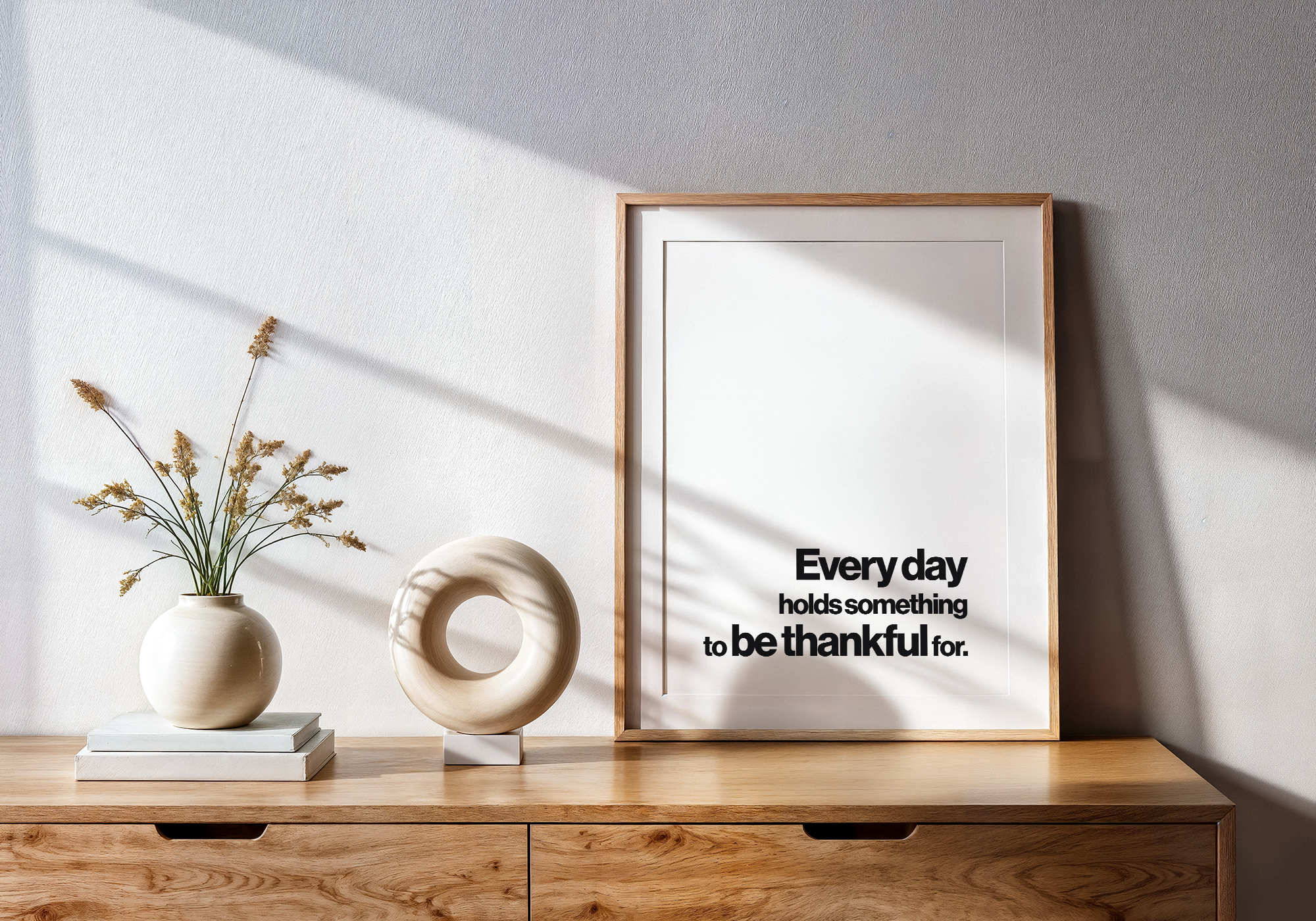 Every Day Holds Something to Be Thankful For Gratitude Quote Print