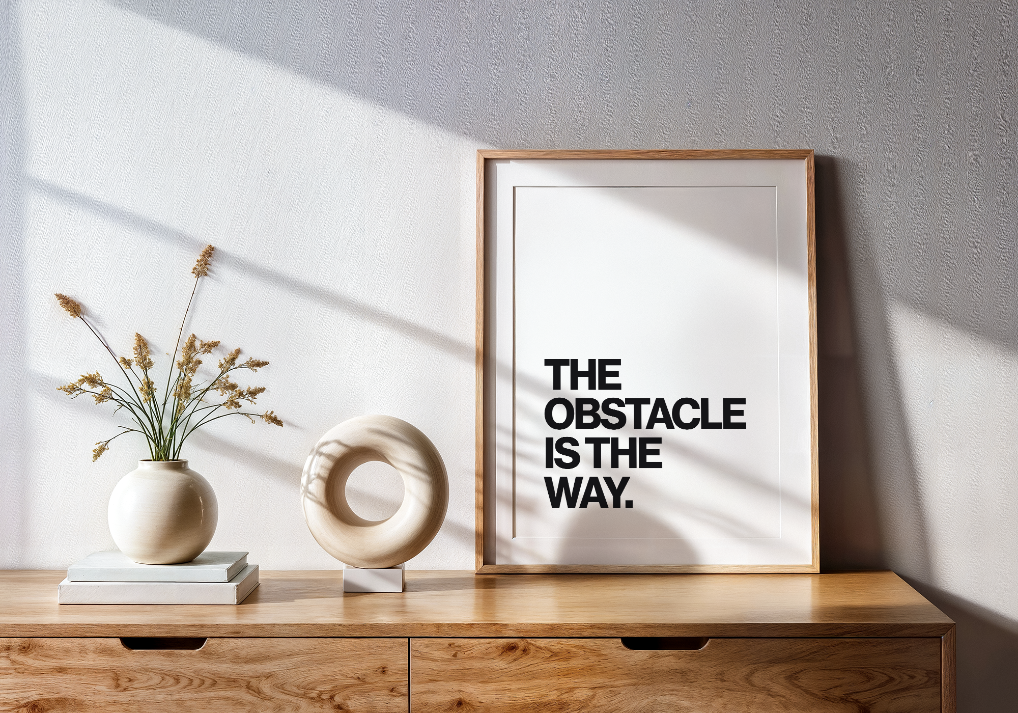 The Obstacle Is the Way Stoic Philosophy Print